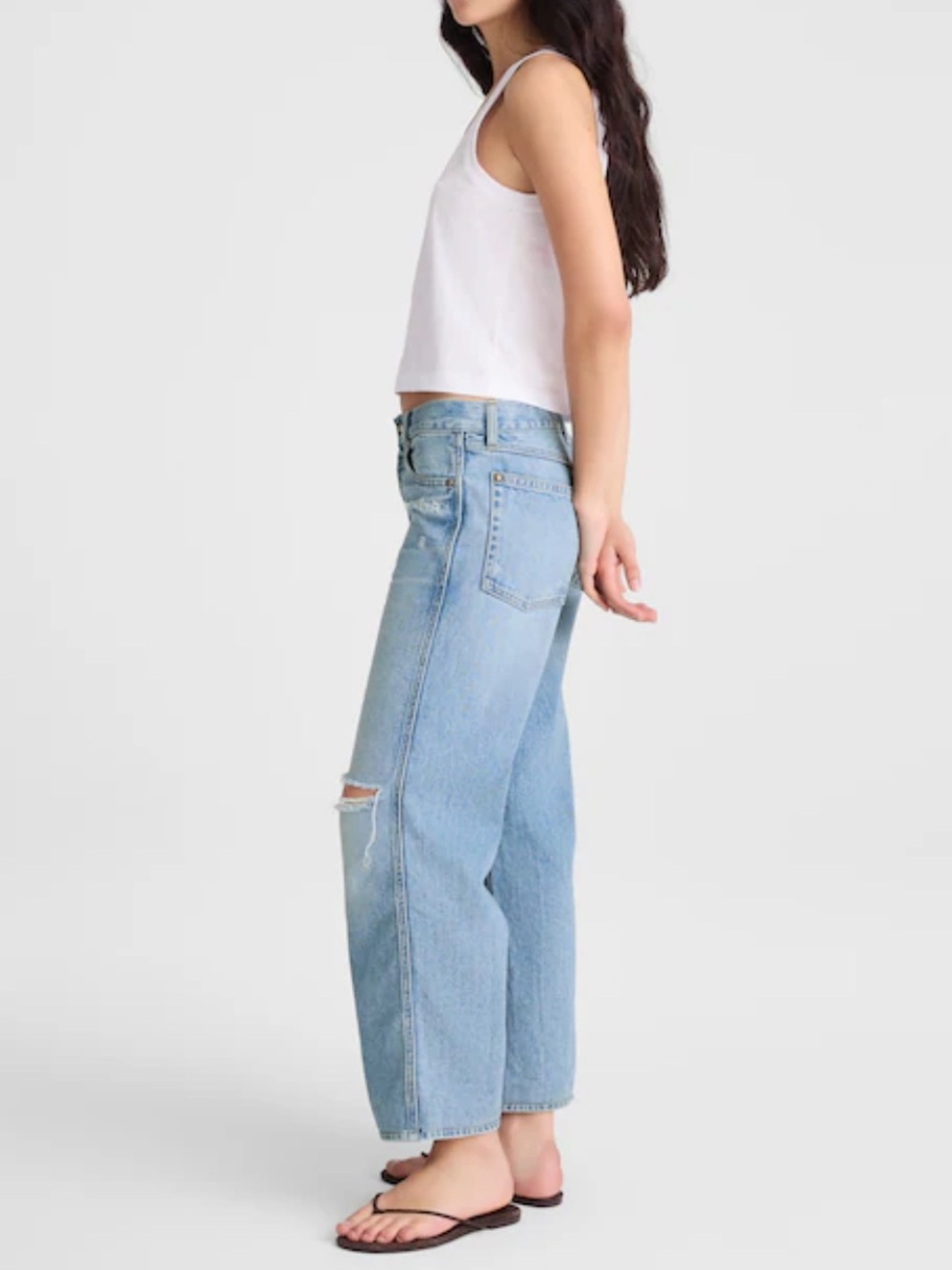 MADEWELL BAGGY CROP JEANS